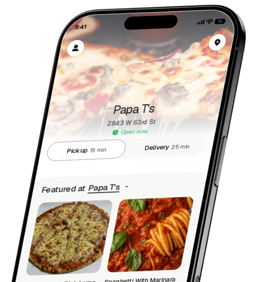 Papa T's app preview