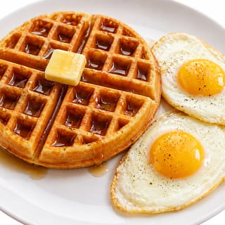 Waffles & Eggs